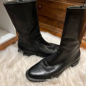 Jil Sander Leather Chelsea Boots - 38 1/2